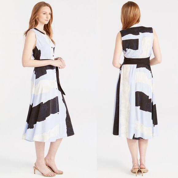 Nic + Zoe Women’s In The Clouds Sleeveless Midi Dress Size Small Petite - Picture 13 of 13